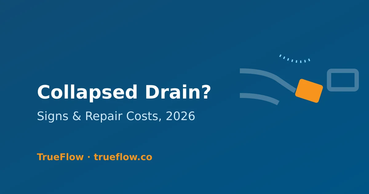 Collapsed Drains: Warning Signs and Repair Costs (UK 2026)
