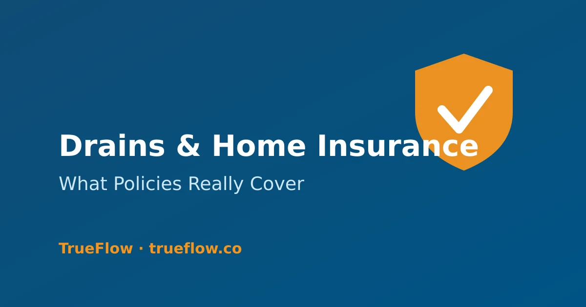 Are Drain Repairs Covered by Home Insurance?